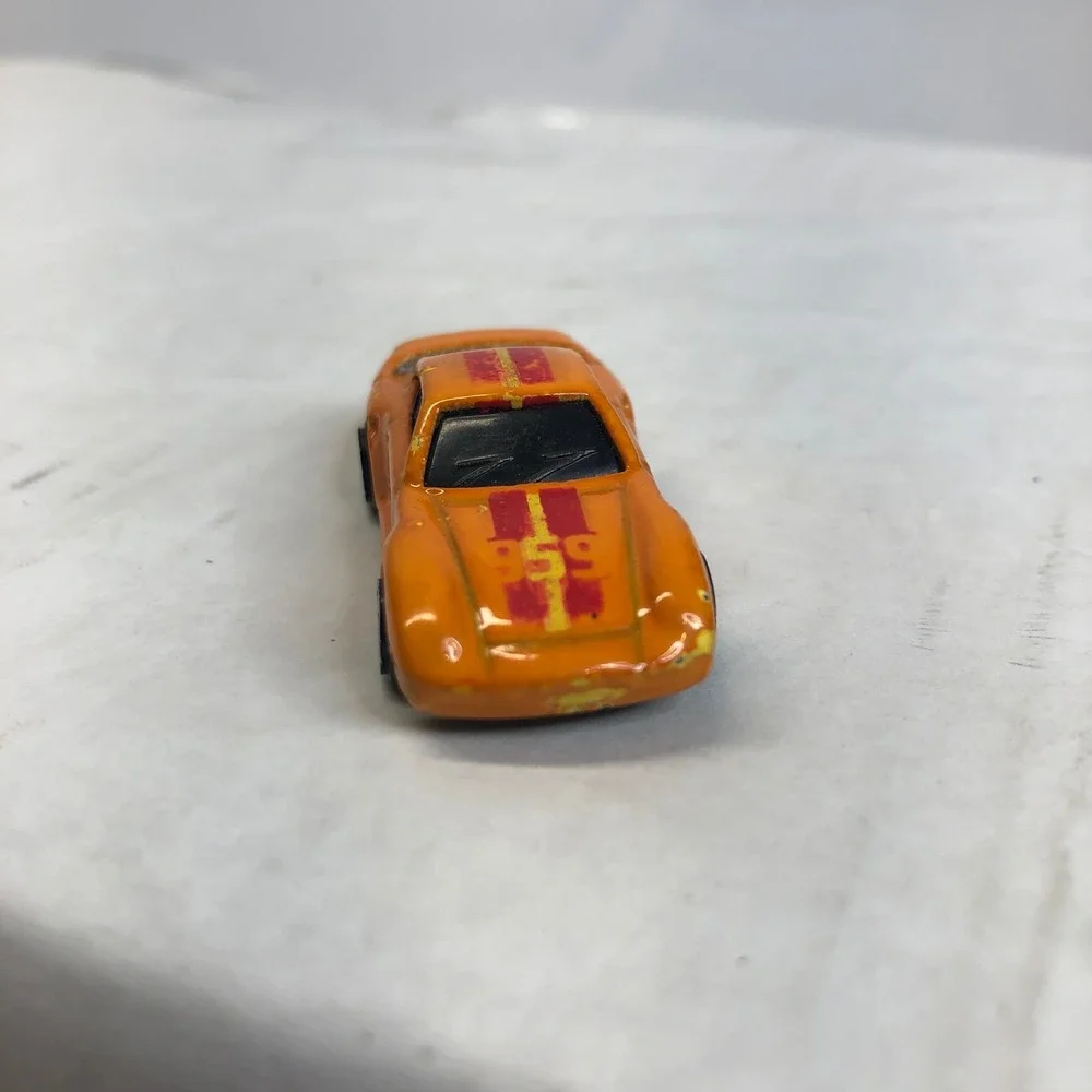 Vintage Hot Wheels 1987 Porsche 959 Orange Red Stripes‎ Diecast Toy Car